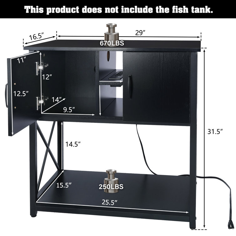 20 gallon best sale reptile tank stand